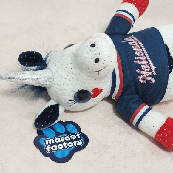 Genuine Merchandise 12" MLB Mascot Factory 12" Unicorn Plush Toy Nationals - Picture 8 of 10